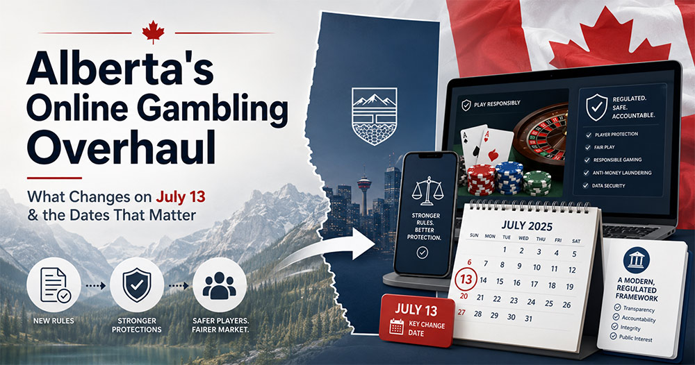 Alberta's Online Gambling Overhaul: What Changes on July 13 and the Dates That Matter